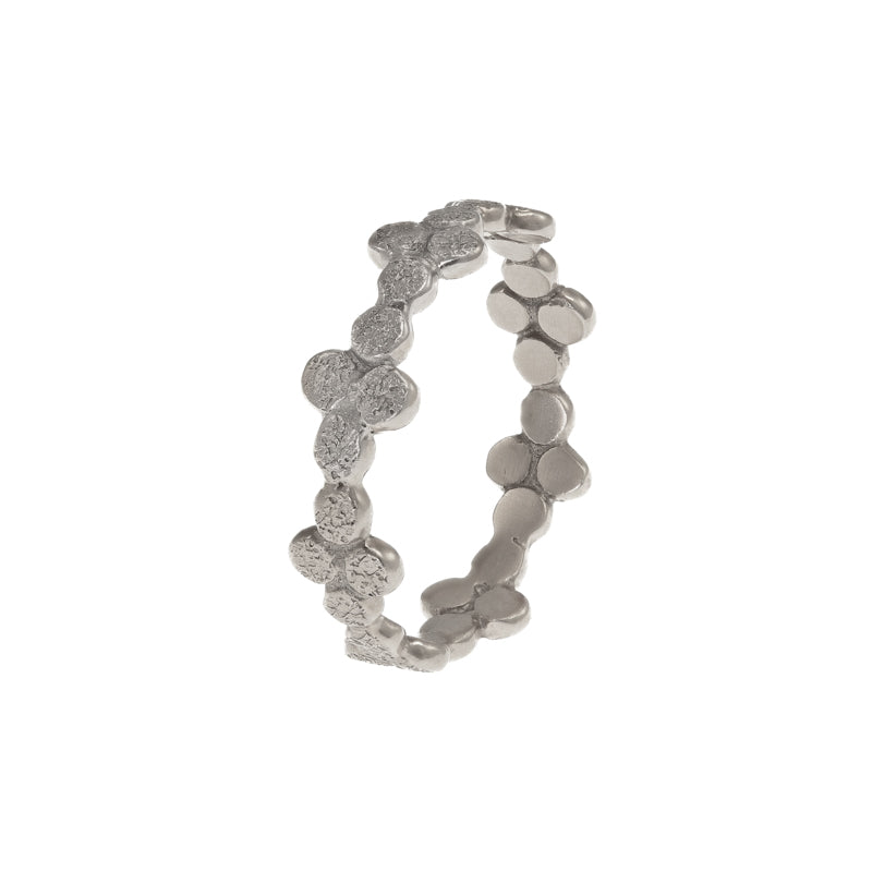 14K Gold Droplet Cluster Band - Hozoni Designs