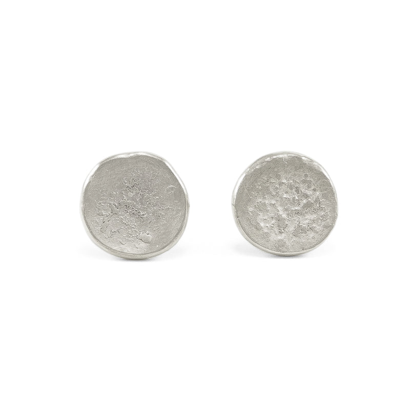 14K Gold Organic Stud Earrings - Hozoni Designs