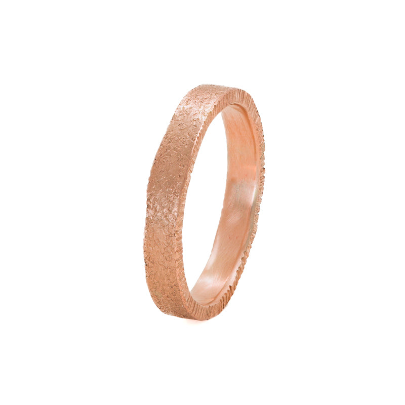 Women's 14K Gold Uneven Edge Band