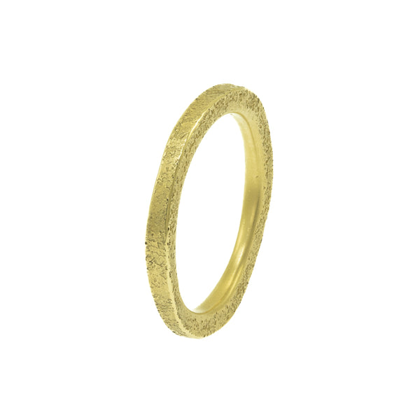 Women's 14K Gold Thin Organic Band
