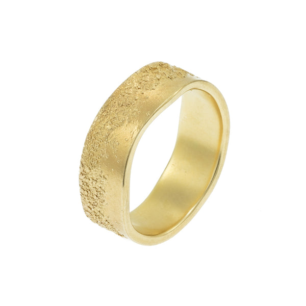 Men's 14k Gold Organic Band - Hozoni Designs