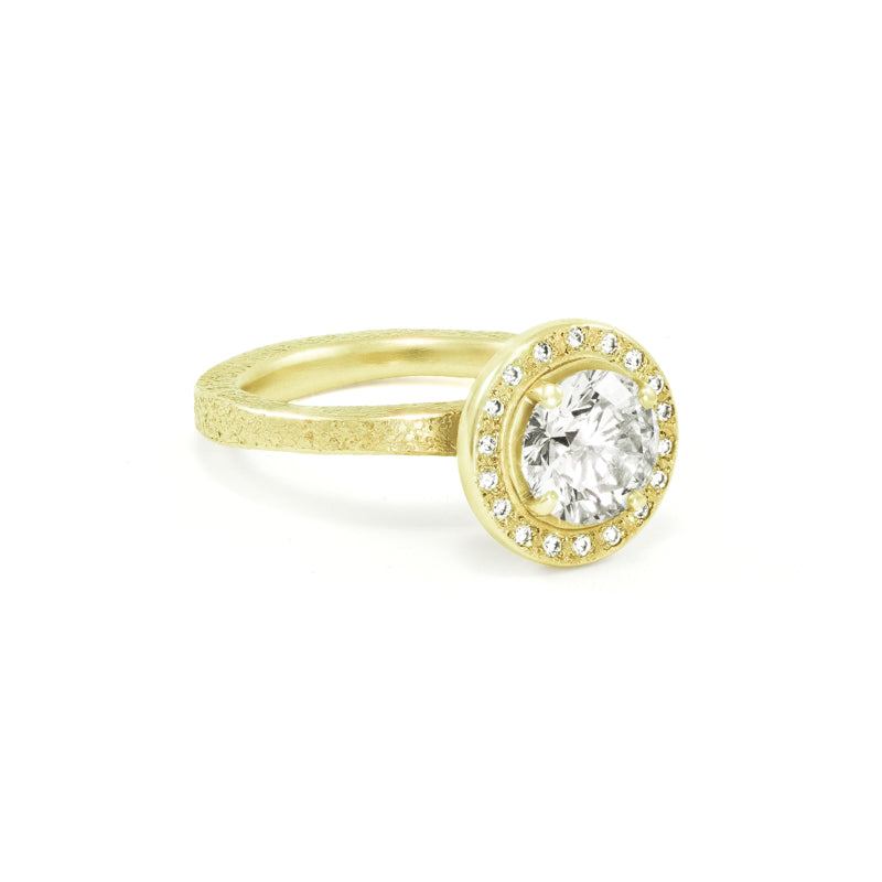 0.73ctw Channel Set Diamond Ring/ Band in 14K Yellow Gold Size 6
