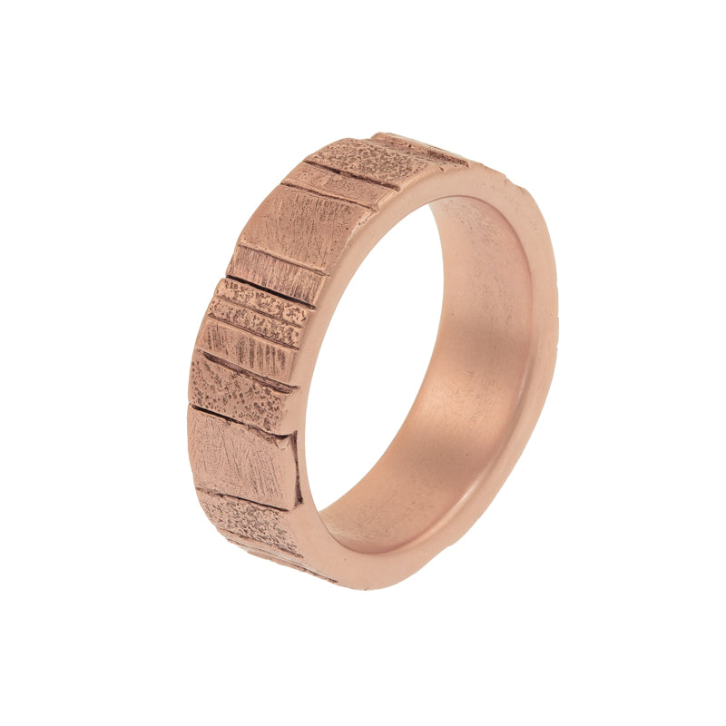 Men's 14K Gold Recycled Band - Hozoni Designs