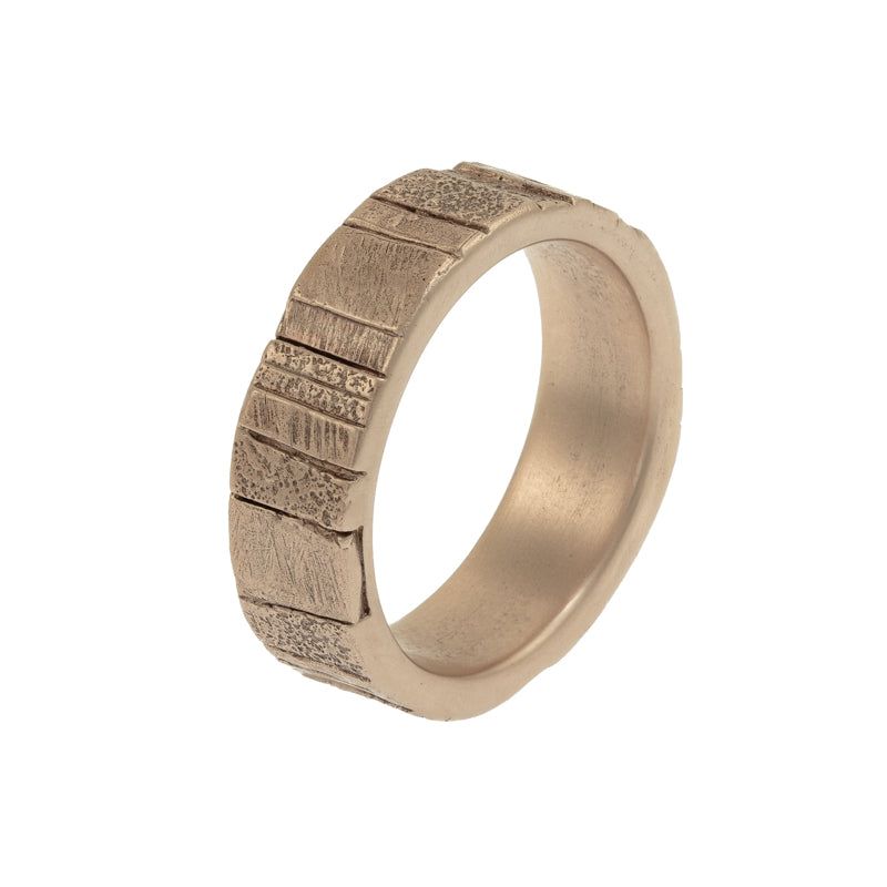 Men's 14K Gold Recycled Band - Hozoni Designs