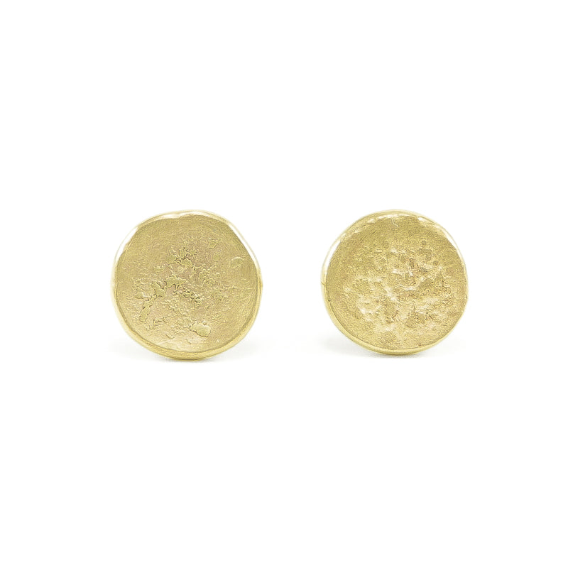 SPE Gold - Round Stud Earrings - For Women