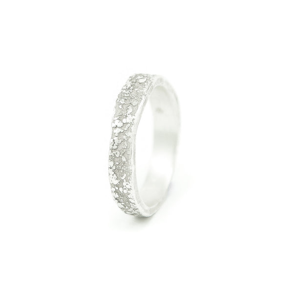 Women's Sterling Silver Organic Band - Hozoni Designs