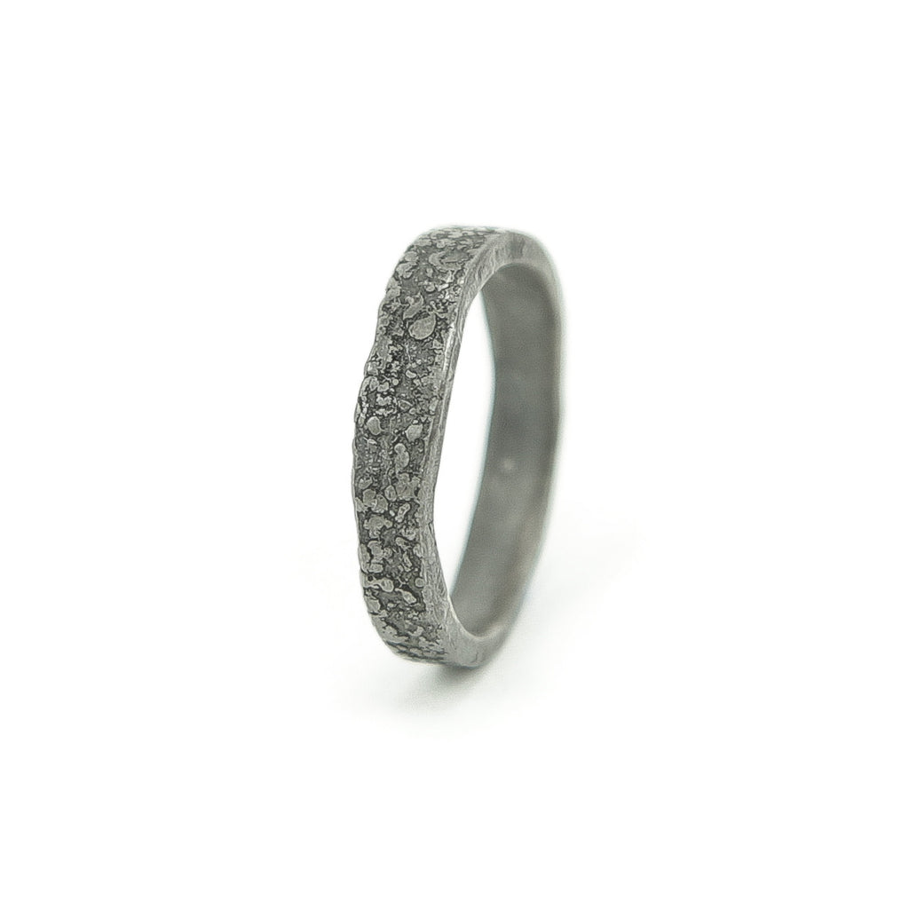 Women's Sterling Silver Organic Band - Hozoni Designs