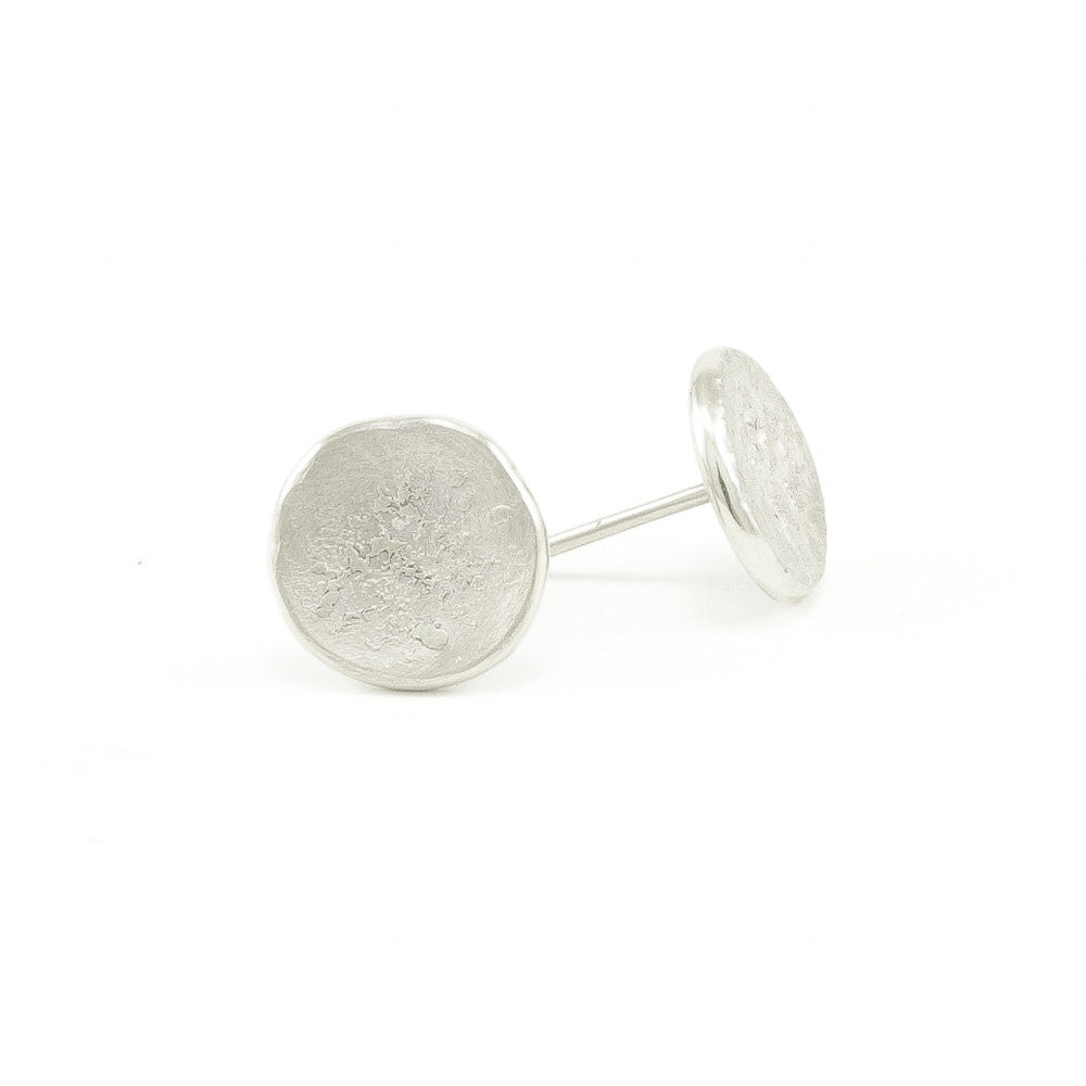 Sterling Silver Organic Stud Earrings - Hozoni Designs